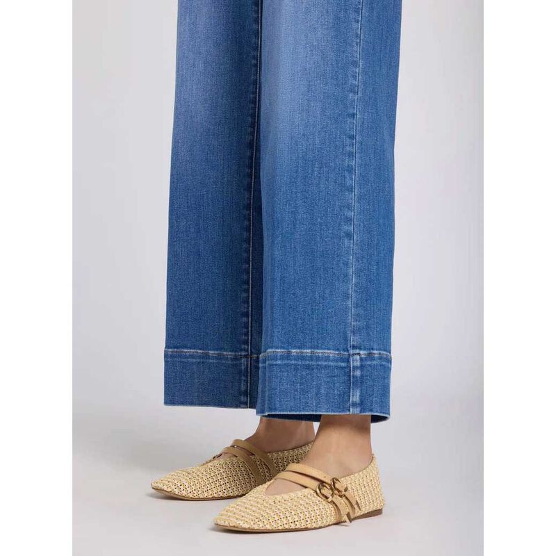NYDJ Teresa Wide Leg Ankle 3" Hem Jeans image number 2